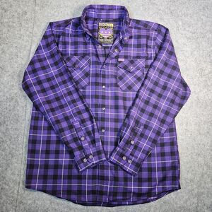 Dixxon Flannel Company Mens The Merit Purple Button Up Shirt Size Large
